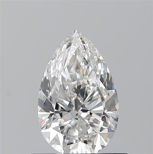 0.7 carat F-VS1 Natūralus Pear Deimantas (1)