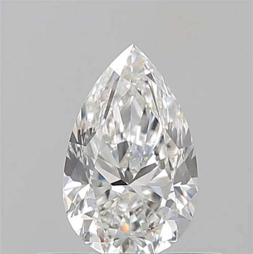 0.52 carat G-VS2 Natūralus Pear Deimantas (1)