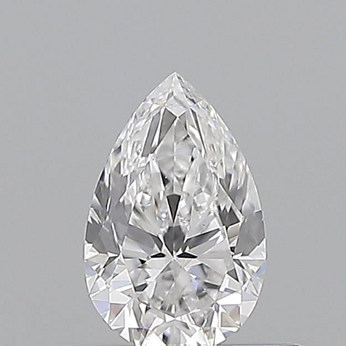 0.5 carat D-VS1 Natūralus Pear Deimantas (1)