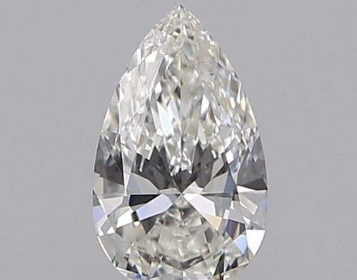 0.51 carat H-VVS2 Natūralus Pear Deimantas (1)