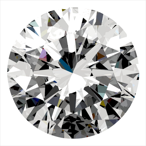 0.4 carat I-VVS1 Excellent cut Natūralus Round Deimantas (1)