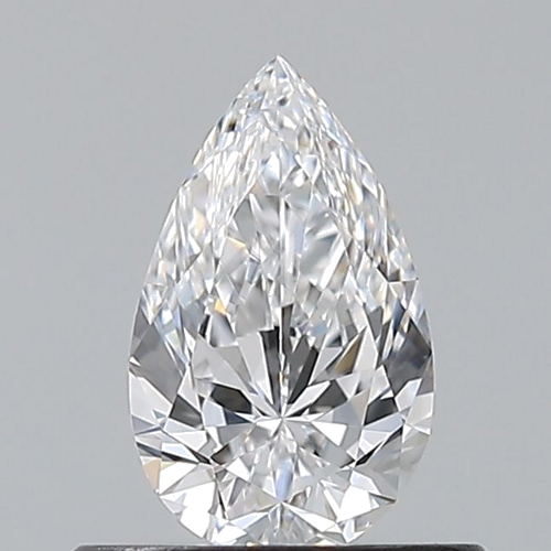 0.5 carat D-VVS2 Natūralus Pear Deimantas (1)