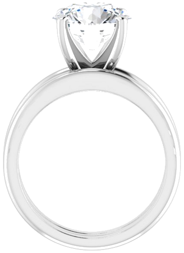 Sužadėtuvių Žiedas „Solitaire“ 950 Platinos Round 9.4mm (7)
