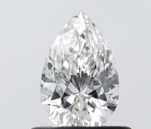 0.5 carat H-VVS1 Natūralus Pear Deimantas (1)