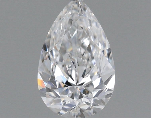 0.6 carat E-SI1 Natūralus Pear Deimantas (1)