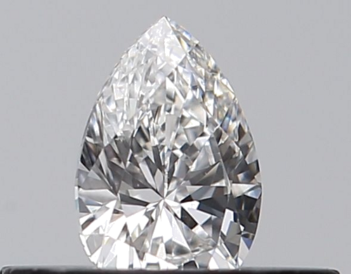 0.23 carat E-VVS2 Natūralus Pear Deimantas (1)