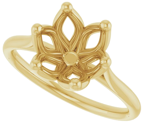 Sužadėtuvių Žiedas „Cathedral-Style Solitaire“ 14k yellow gold Cushion 8mm (5)