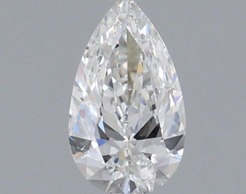 0.35 carat F-VVS2 Natūralus Pear Deimantas (1)