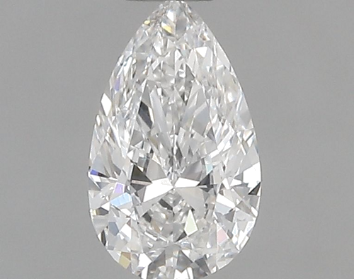 0.32 carat E-VVS2 Natūralus Pear Deimantas (1)