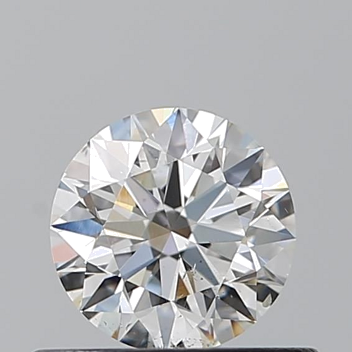0.51 carat G-SI2 Excellent cut Natūralus Round Deimantas (1)
