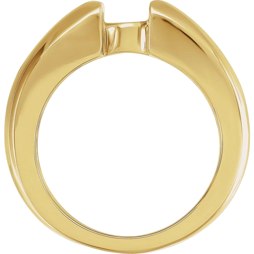 Sužadėtuvių Žiedas „Half-Bezel Solitaire“ 10k yellow gold Round 4.1mm (2)
