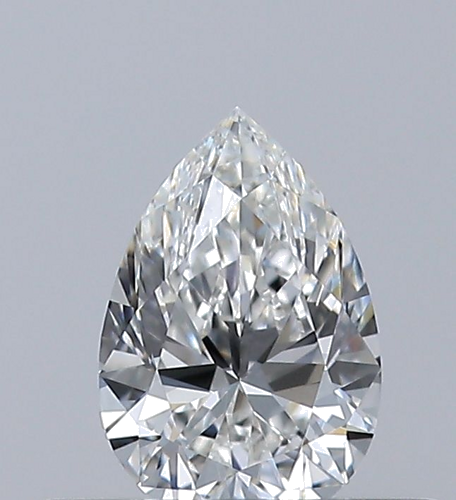 0.31 carat F-IF Natūralus Pear Deimantas (1)