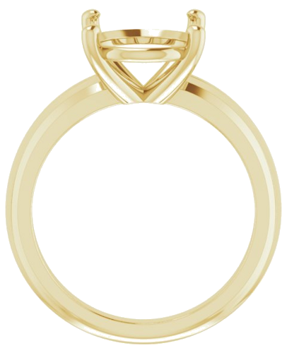 Sužadėtuvių Žiedas „Solitaire“ 14k yellow gold Oval 12mm x 10mm (2)