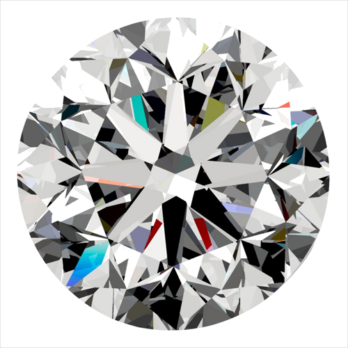 0.3 carat G-VS2 GD cut Natūralus Round Deimantas (1)