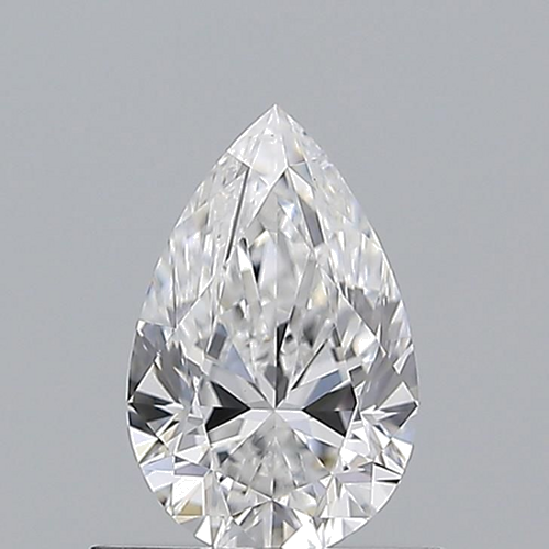0.7 carat D-VS1 Natūralus Pear Deimantas (1)