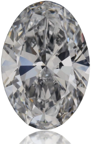0.5 carat D-VVS2 Natūralus Oval Deimantas (1)