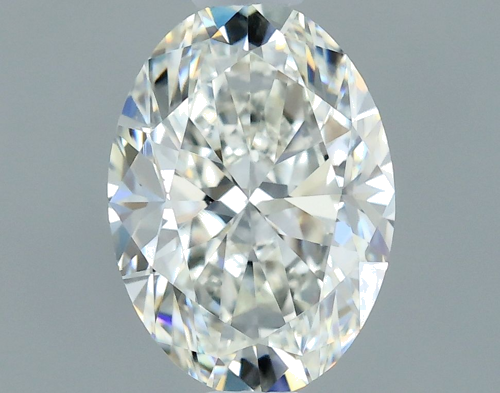 0.7 carat H-VS1 Natūralus Oval Deimantas (1)