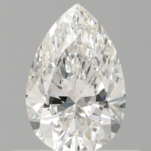 0.5 carat F-VVS1 Natūralus Pear Deimantas (1)