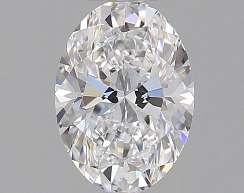 0.37 carat D-VVS1 Natūralus Oval Deimantas (1)
