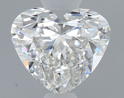 0.5 carat F-VS2 Natūralus Heart Deimantas (1)