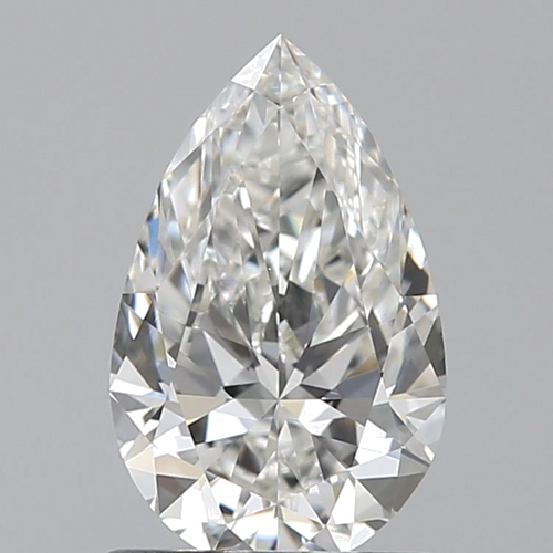 0.9 carat H-VVS2 Natūralus Pear Deimantas (1)
