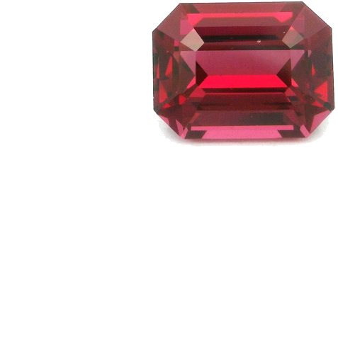 1.62 carat PINK STEP cut Octagonal Garnet (1)