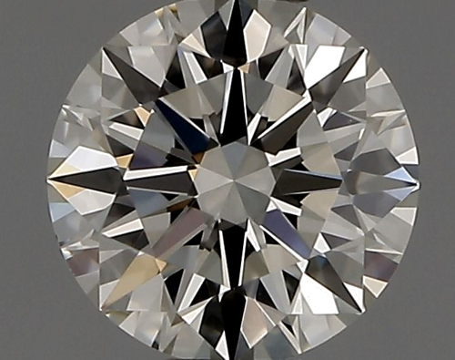 0.41 carat K-IF Excellent cut Natūralus Round Deimantas (1)