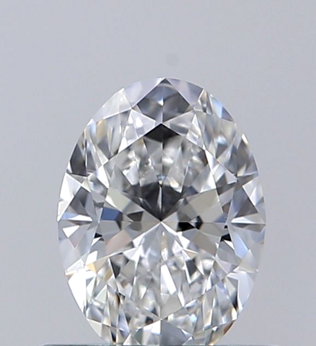 0.53 carat F-IF Natūralus Oval Deimantas (1)