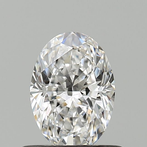 0.51 carat D-VVS2 Natūralus Oval Deimantas (1)