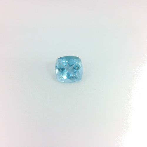 0.52 carat BLUE Cushion Aquamarine (1)