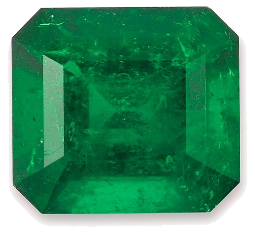 4.11 carat GREEN STEP cut Emerald Smaragdas (1)