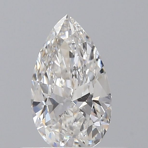 0.4 carat F-VS2 Natūralus Pear Deimantas (1)
