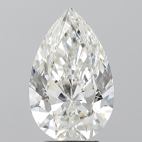 3.5 carat G-SI1 Natūralus Pear Deimantas (1)