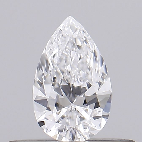 0.2 carat D-VVS1 Natūralus Pear Deimantas (1)