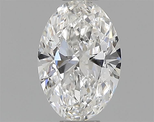 0.45 carat F-SI1 Natūralus Oval Deimantas (1)