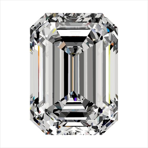 0.5 carat D-VS1 Natūralus Emerald Deimantas (1)