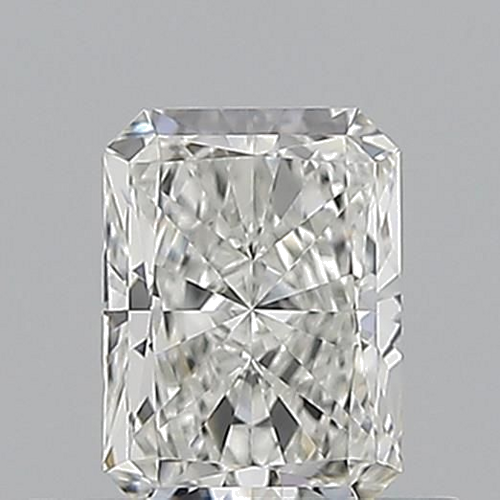 0.52 carat G-VVS1 Natūralus Radiant Deimantas (1)