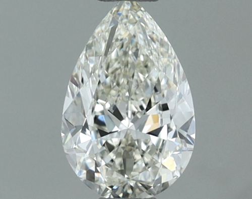 0.6 carat K-VS1 Natūralus Pear Deimantas (1)