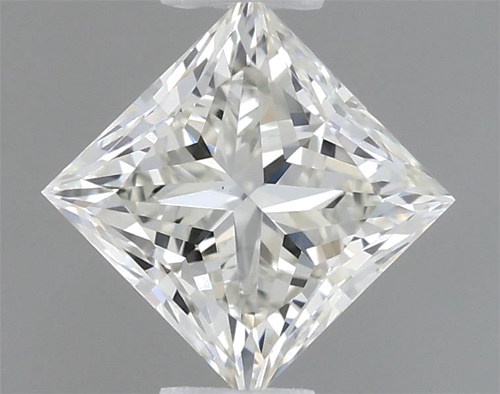 0.37 carat J-VS1 Natūralus Princess Deimantas (1)