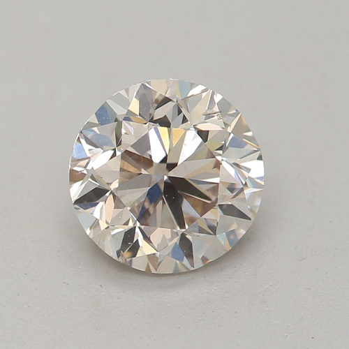 1.0 carat Very Light Pinkish Brown-SI2 GD cut Natūralus Round Deimantas (1)