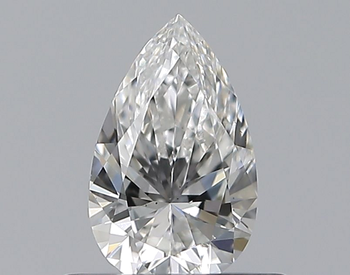 0.35 carat F-VS2 Natūralus Pear Deimantas (1)
