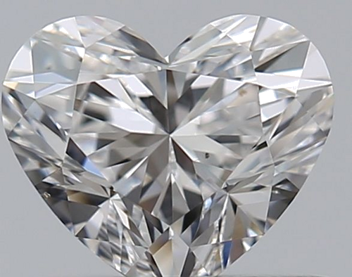 0.5 carat D-VS2 Natūralus Heart Deimantas (1)