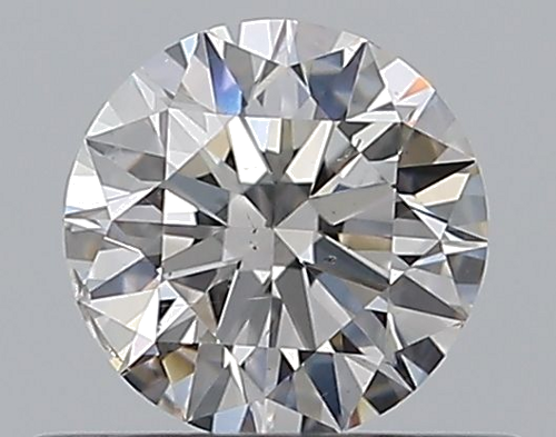 0.5 carat G-SI2 Excellent cut Natūralus Round Deimantas (1)