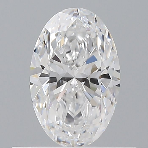 0.52 carat D-VVS2 Natūralus Oval Deimantas (1)