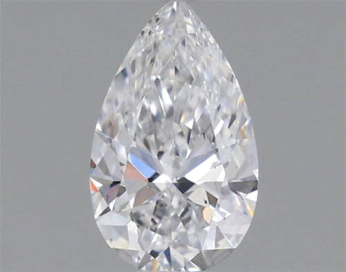 0.5 carat D-VS2 Natūralus Pear Deimantas (1)