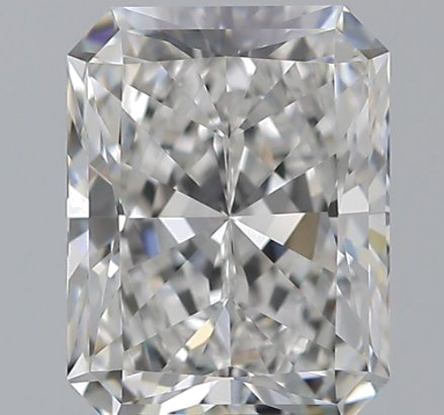 1.7 carat F-VVS2 Natūralus Radiant Deimantas (1)
