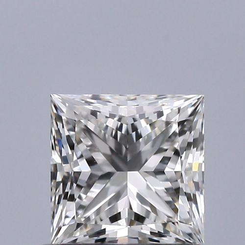 0.7 carat I-VVS1 Natūralus Princess Deimantas (1)