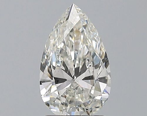 1.5 carat H-SI1 Natūralus Pear Deimantas (1)