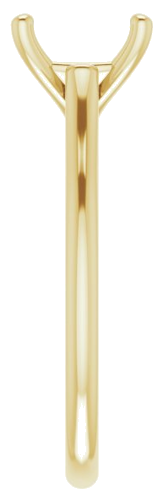 Sužadėtuvių Žiedas „Accented“ 18k yellow gold Round 8.8mm (4)
