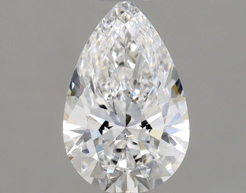 0.7 carat D-VVS1 Natūralus Pear Deimantas (1)